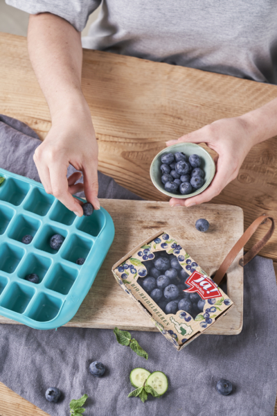 Heidelbeer Eiswürfel