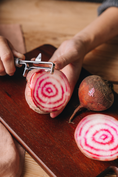 Chioggia-Rüben-Carpaccio