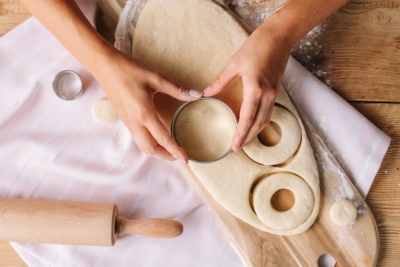 selbstgemachte Donuts