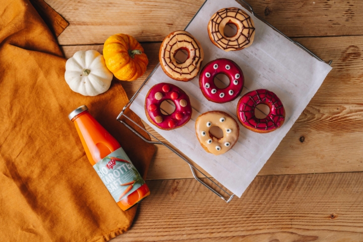 Grusel-Donuts zu Halloween