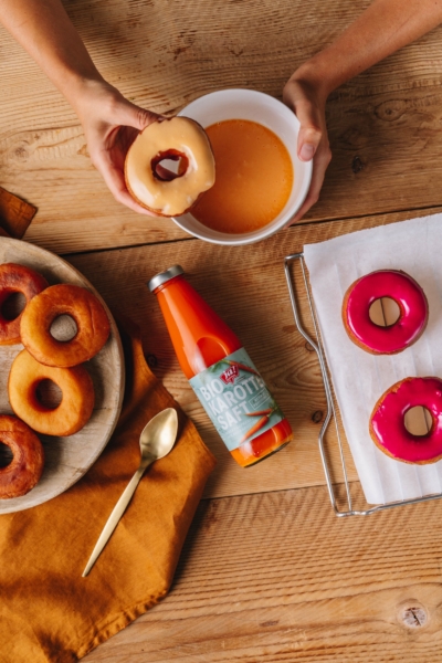 selbstgemachte Halloween-Donuts