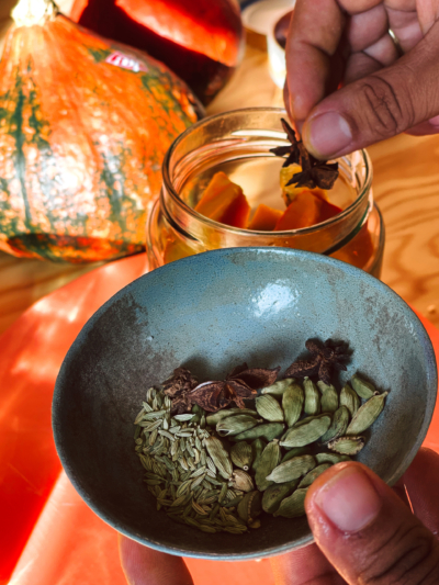 eingelegter Hokkaido-Kürbis Karma Food