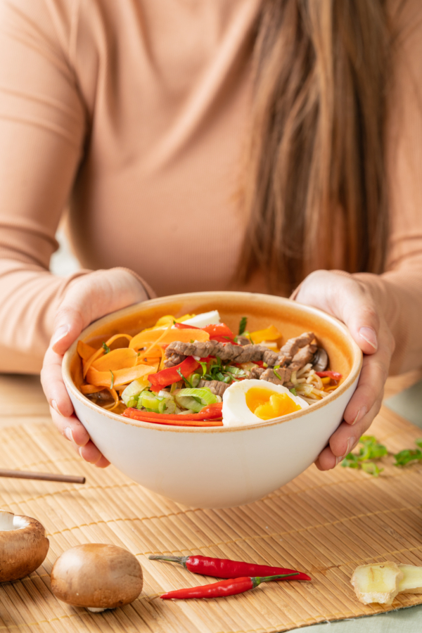 Ramen mit Rinderfilet vom Weidejungrind