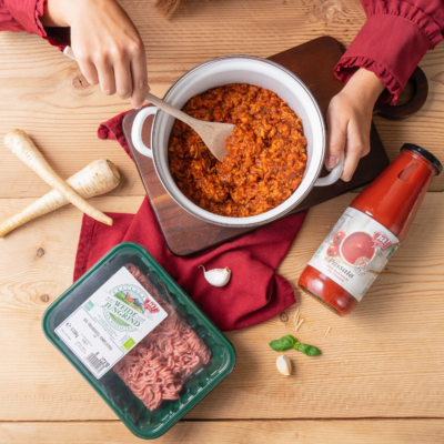 Spaghetti Bolognese Weidejungrind