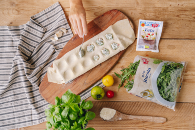 Ravioli aus Hartweizenmehl