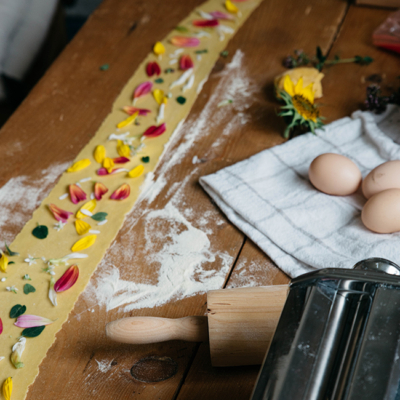 Bio-Pasta- und Pizzamehl Blüten-Pasta Kürbis