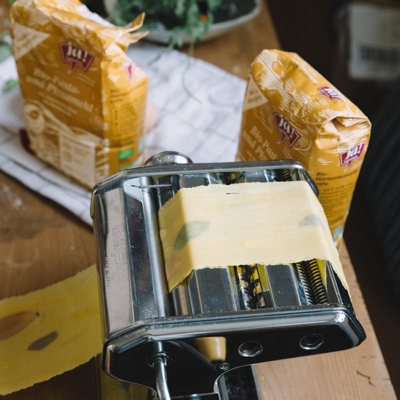 Bio-Pasta- und Pizzamehl Blüten-Pasta Kürbis