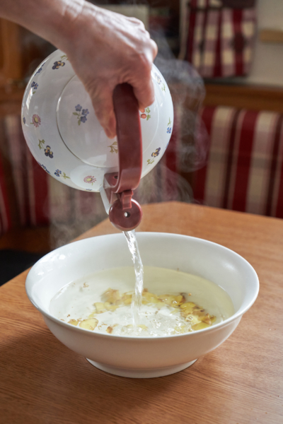 Ingwerinhalation Andrea Rieder