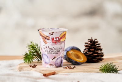Winterzeit-Bio-Joghurts Zwetschke-Zimt-Nelke