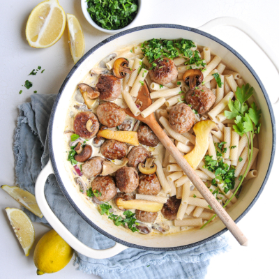 Meatballs Pilz-Nudelpfanne littlebee.at
