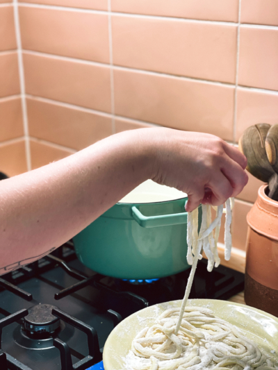 Pici mit Brokkoli-Kurkuma Karma Food