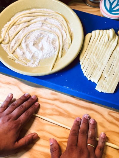 Pici mit Brokkoli-Kurkuma Karma Food