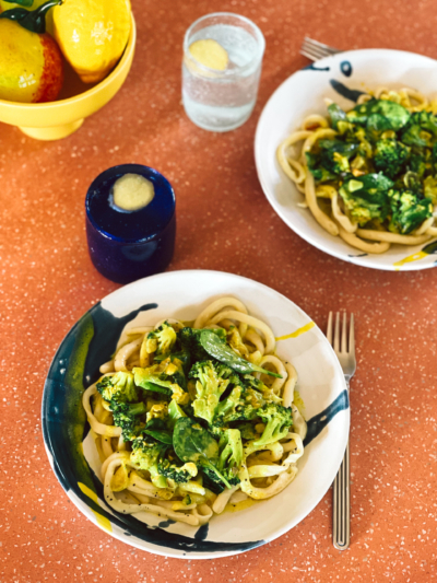 Pici mit Brokkoli-Kurkuma Karma Food