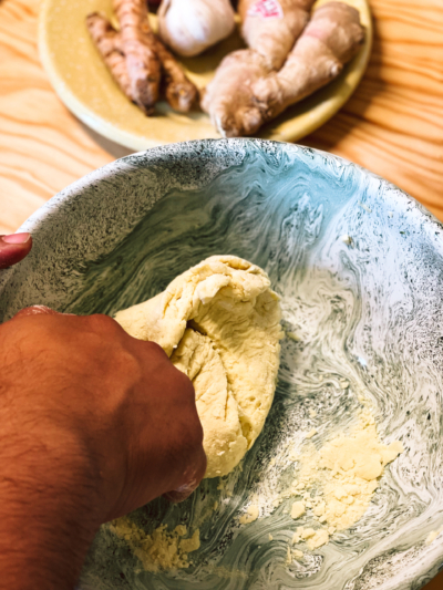 Pici mit Brokkoli-Kurkuma Karma Food