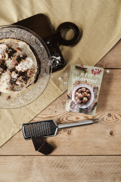 Bio-Maroni Palatschinken-Torte