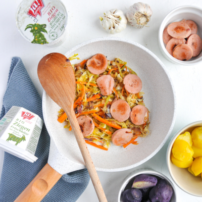 Kartoffel-Kraut-Pfanne littlebee.at