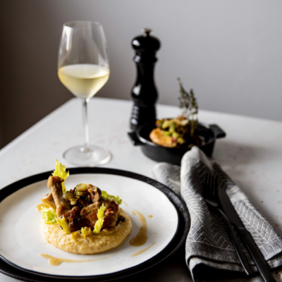 Gockel au vin Marchello Chello