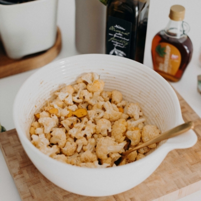 Pastamehl Tacos mit Kurkuma-Karfiol SchnabulaRasa
