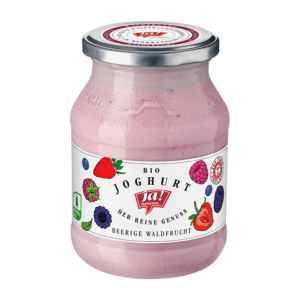 Bio-Fruchtjoghurt Waldfrucht im Mehrwegglas