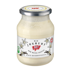 Bio-Fruchtjoghurt Vanille im Mehrwegglas
