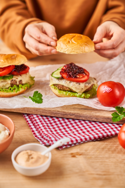 Burger Mehr Genuss weniger Fleisch