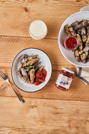 Mohnnudeln mit Zwetschkenröster