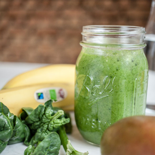 Grüner Bio-Smoothie.